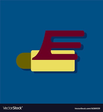 Flat icon design collection flying cruise missile vector image