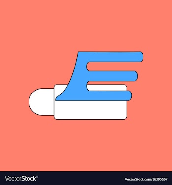 Flat icon design collection flying cruise missile vector image