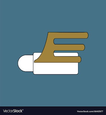 Flat icon design collection flying cruise missile vector image
