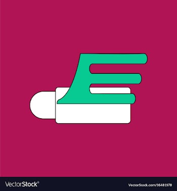 Flat icon design collection flying cruise missile vector image