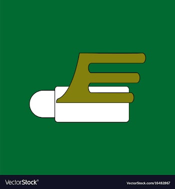Flat icon design collection flying cruise missile vector image