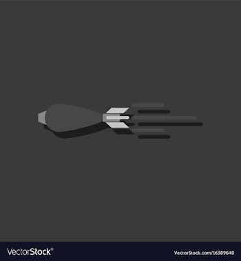 Flat icon design collection flying military shell vector image