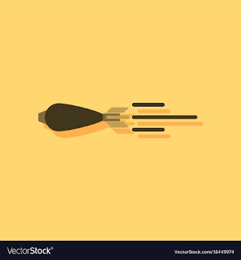 Flat icon design collection flying military shell vector image
