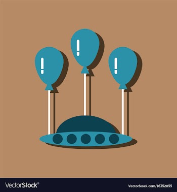 Flat icon design collection flying saucer and vector image