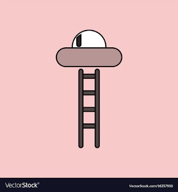 Flat icon design collection flying saucer and vector image