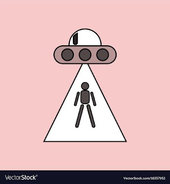 Flat icon design collection flying saucer and vector image