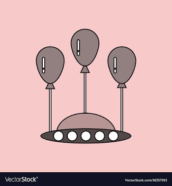 Flat icon design collection flying saucer and vector image