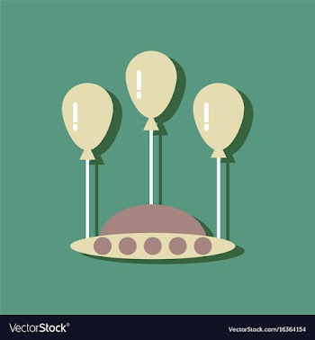 Flat icon design collection flying saucer and vector image