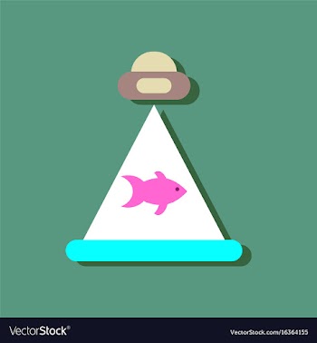 Flat icon design collection flying saucer and vector image