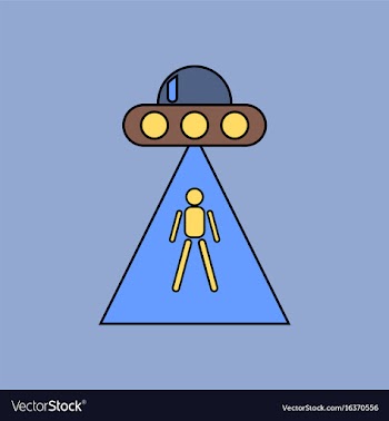 Flat icon design collection flying saucer and vector image