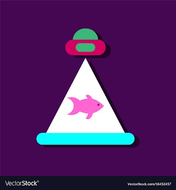 Flat icon design collection flying saucer and vector image
