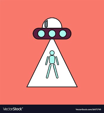 Flat icon design collection flying saucer and vector image