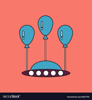 Flat icon design collection flying saucer and vector image