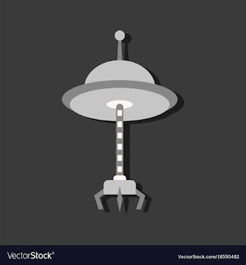 Flat icon design collection flying saucer and vector image