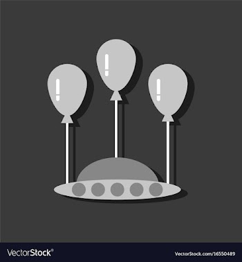 Flat icon design collection flying saucer and vector image