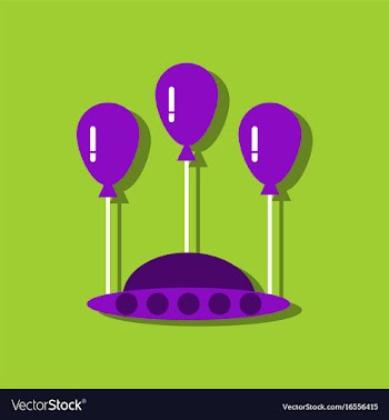 Flat icon design collection flying saucer and vector image