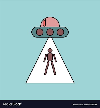 Flat icon design collection flying saucer and vector image