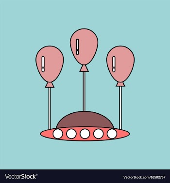 Flat icon design collection flying saucer and vector image