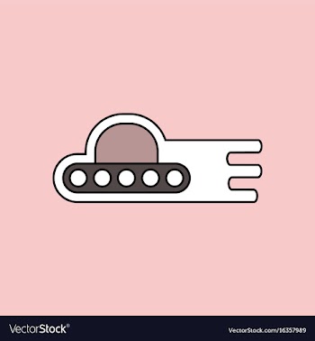 Flat icon design collection flying saucer icon vector image