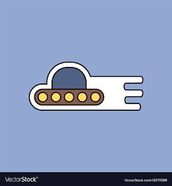 Flat icon design collection flying saucer icon vector image