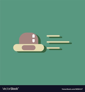 Flat icon design collection flying saucer in vector image