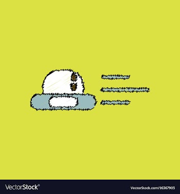 Flat icon design collection flying saucer in vector image