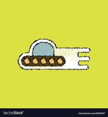 Flat icon design collection flying saucer in vector image