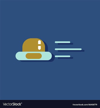 Flat icon design collection flying saucer in vector image