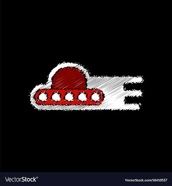 Flat icon design collection flying saucer in vector image