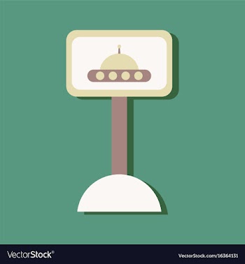 Flat icon design collection flying saucer on vector image