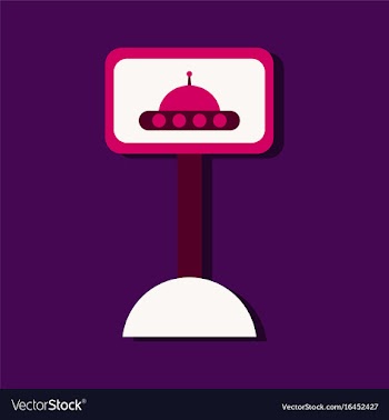 Flat icon design collection flying saucer on vector image