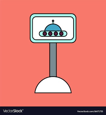 Flat icon design collection flying saucer on vector image