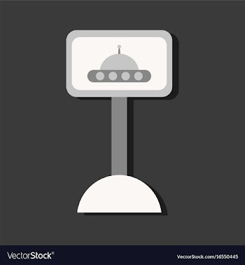 Flat icon design collection flying saucer on vector image