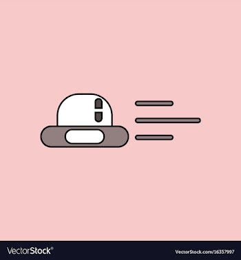 Flat icon design collection flying saucer vector image