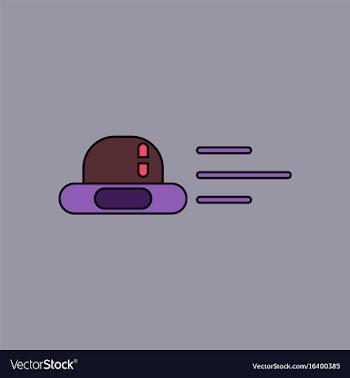 Flat icon design collection flying saucer vector image