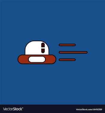 Flat icon design collection flying saucer vector image