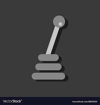 Flat icon design collection gear box in sticker vector image