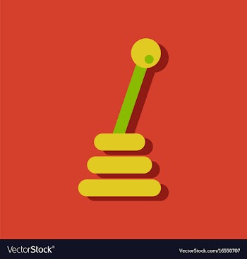 Flat icon design collection gear box in sticker vector image