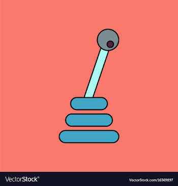 Flat icon design collection gear box vector image