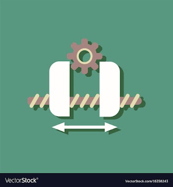 Flat icon design collection gears and wheels in vector image