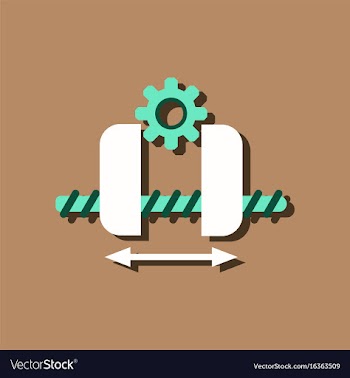 Flat icon design collection gears and wheels in vector image