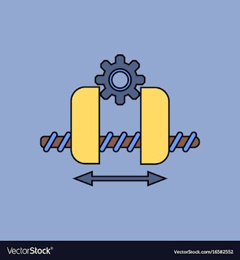 Flat icon design collection gears and wheels vector image