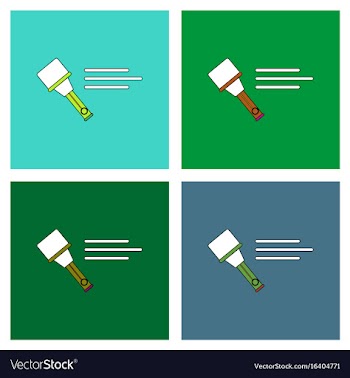 Flat icon design collection german hand grenade vector image