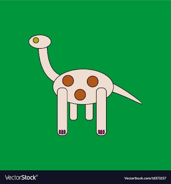 Flat icon design collection giraffe toy vector image