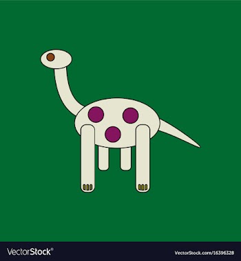 Flat icon design collection giraffe toy vector image