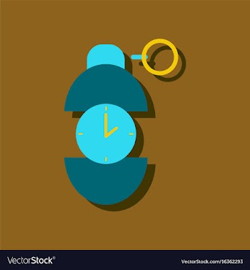 Flat icon design collection grenade time to vector image