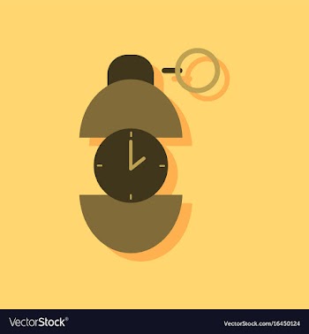 Flat icon design collection grenade time to vector image