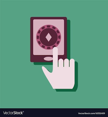 Flat icon design collection hand and chip vector image