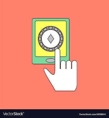 Flat icon design collection hand and chip vector image