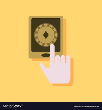 Flat icon design collection hand and chip vector image